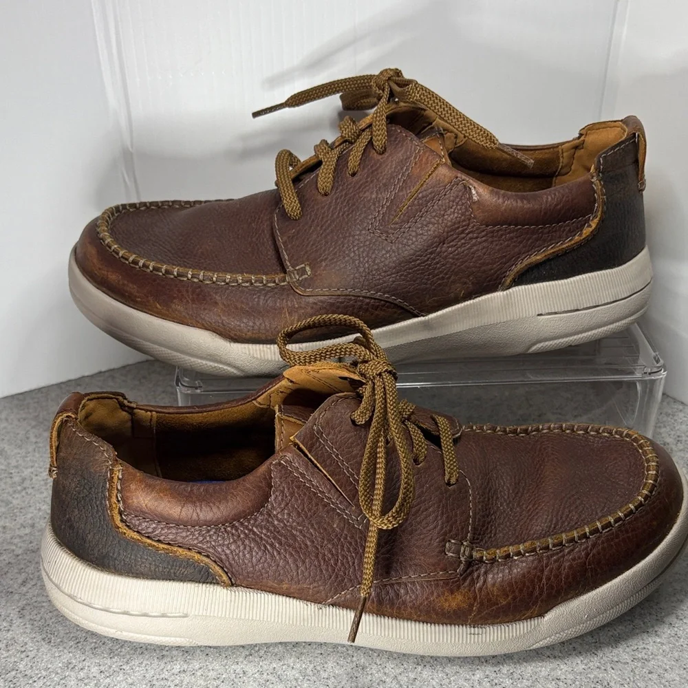 Collections by Clark’s 10.5 Brown Leather Men's Casual Shoes. Fc5‎